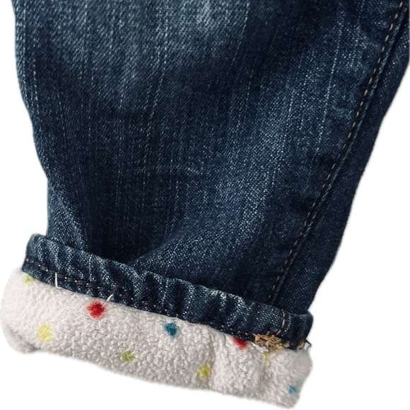 EUC Gap fleece lined jeans 12-18 months - Picture 4 of 4